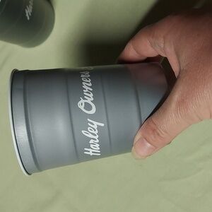 Silver Tin Solo Harley Owners Cups